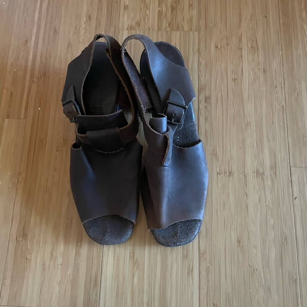 Vintage Dark Brown Women's Sandals